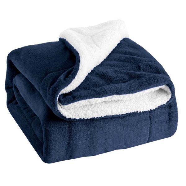 

super soft blanket thick coral fleece shaggy plush double-sided blanket coral warm for summer air condition room #lr3