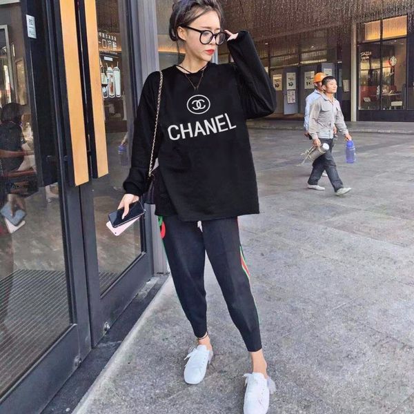 

2020 new design spring and autumn hoodie ladies wear loose fashion casual hoodie spring and autumn loose version s-xxl