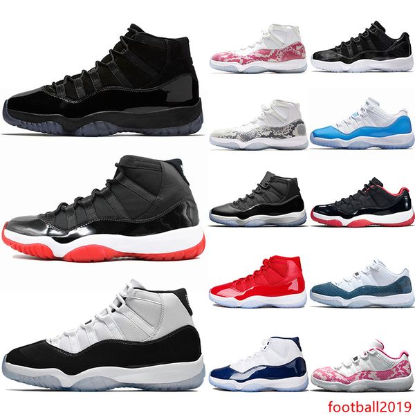 

11 pin navy snakeskin 11s concord 45 men women basketball shoes bred space jam gamma blue mens athletic sport sneakers wholesale