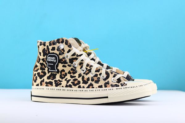 

2019 all starts canvas shoes 10s casual shoes zebra print camouflage flag leopard print men women designer snearkers 36-44, Black