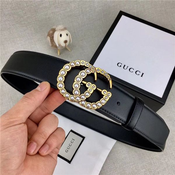 

2019 new monogram bead mooth buckle fa hion de igner leather women 039 and men 039 denim leather belt