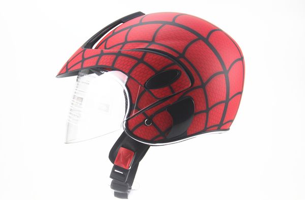

child helmet kids motorcycle half helmet cartoon abs electric vehicle moto safety gear baby boy girl four season