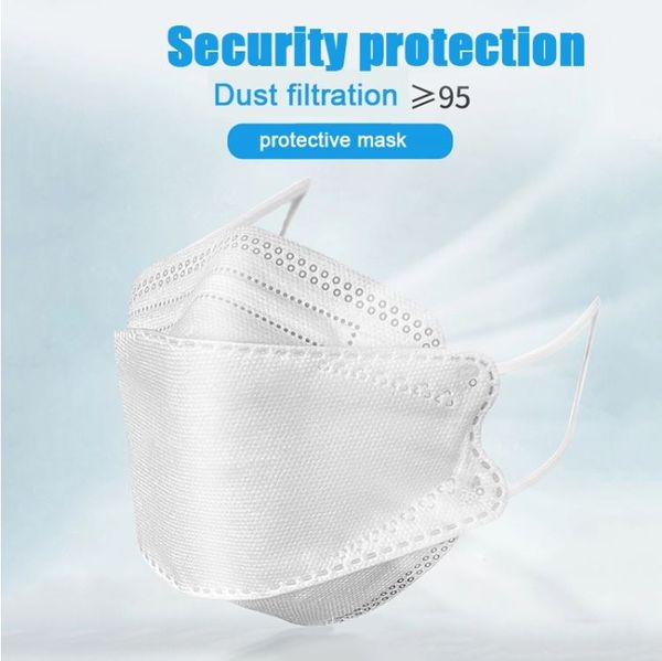 

fish mask kn95 willow leaf disposable haze non-woven pm2.5 male and female protective mask