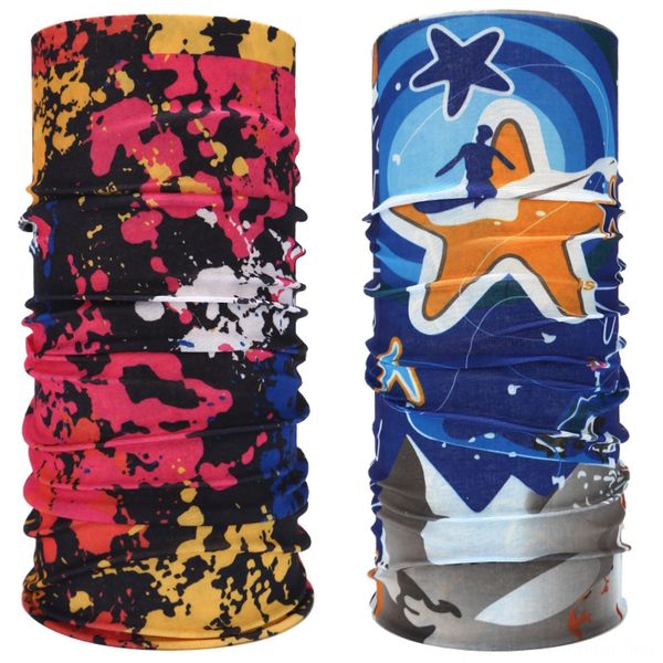 

gapd6 grid fashion polyester bandana head scarf ride outdoor bandanas scarves outdoor cycling neck sports face mask hip-hop scarf scarves ba, Black