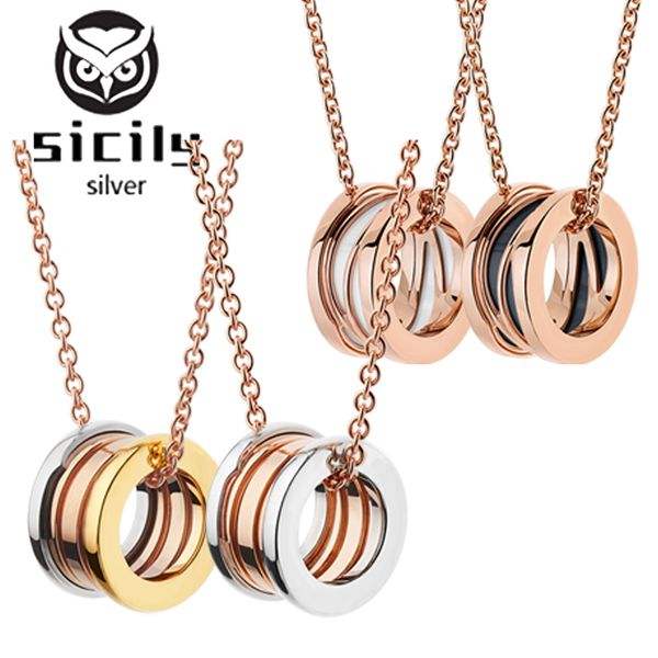 

sicily original 925 sterling silver fit necklace for women ceramic shape fashion couple jewelry party gift
