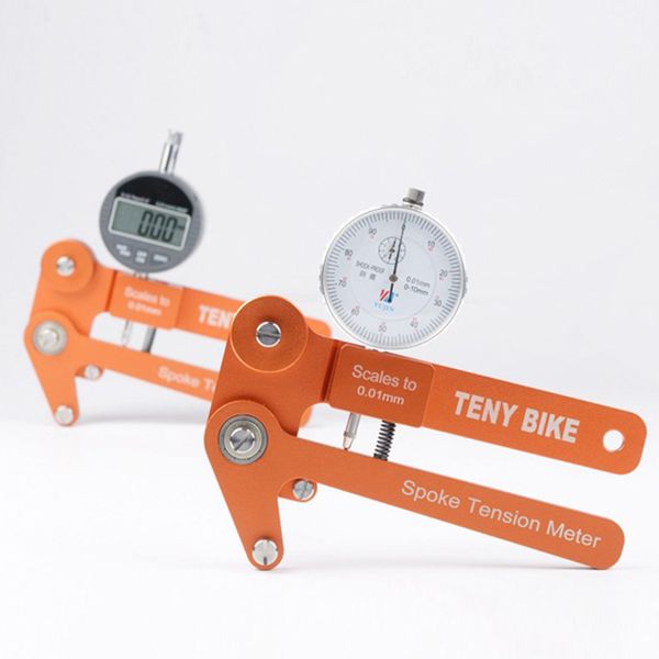 

precise aluminum alloy bike spoke tension meter wheel builders tool bikes indicator tensiometer scales to 0.01mm