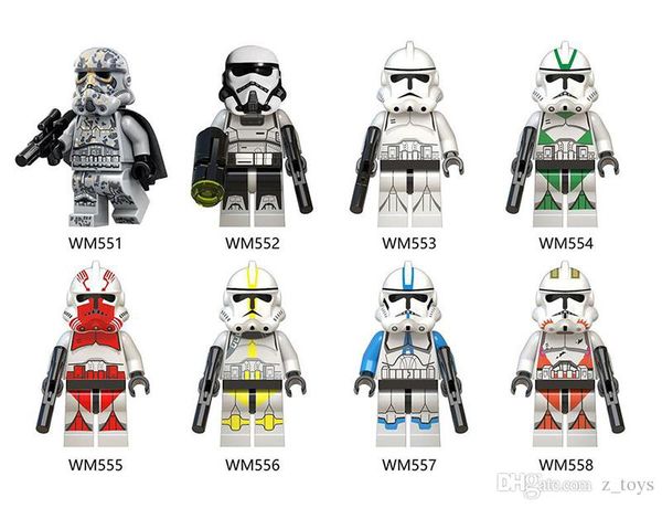 

action first order stormtrooper rebel troopers toys for children c041-048clone trooper storm snow trooper camouflage robot soldier gifts boy