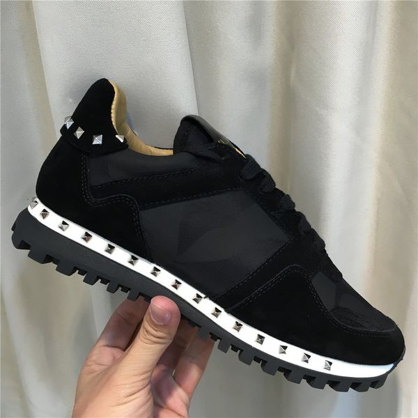 

original box] camo suede studded camouflage rock runner sneaker shoes for women,men stud casual r sale eu36-46
