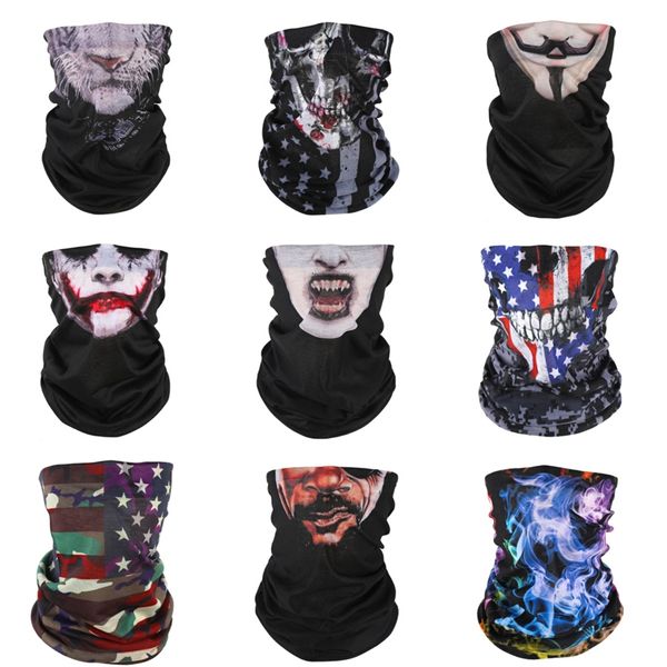 

qz0yc grid masks outdoor seamless versatile magic skull skull scarf costumes mask skull scarf cycling ridingwarm neckerchief halloween fa#84, Blue;black