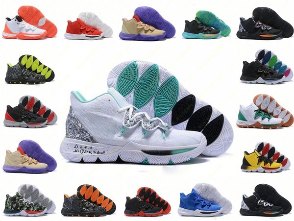 

mens kii 5 v neon blends ikhet taco bhm cny black magic basketball shoes 5s sneakers sports shoes trainers basketball shoes size 40-46