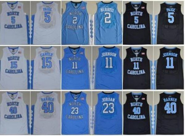 

ncaa basketball north carolina tar heels michael 5 nassir little vince carter 32 luke maye barnes 2019 unc blue black white college jersey