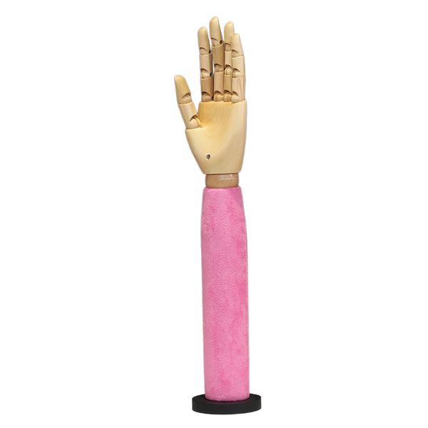 

wooden articulated display hand model manicure practice painting mannequin