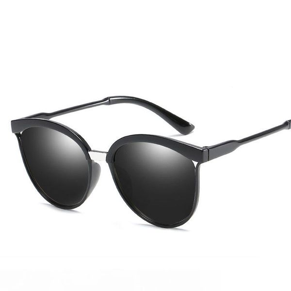 

el malus]new uv400 cat eye frame sunglasses women retro brand designer sun glasses female eyewear driving black lens mirror sg027, White;black