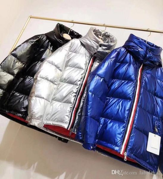 

new brand winter men jackets 95% white duck down coats hooded male thicken luxury menswear color strip down jacket, Black