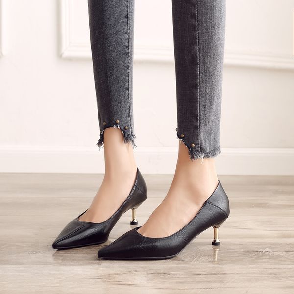 

high heels shoes woman black nude pointed toe female shoes patent leather ladies pumps stiletto pigalle bridal shoes u14-25