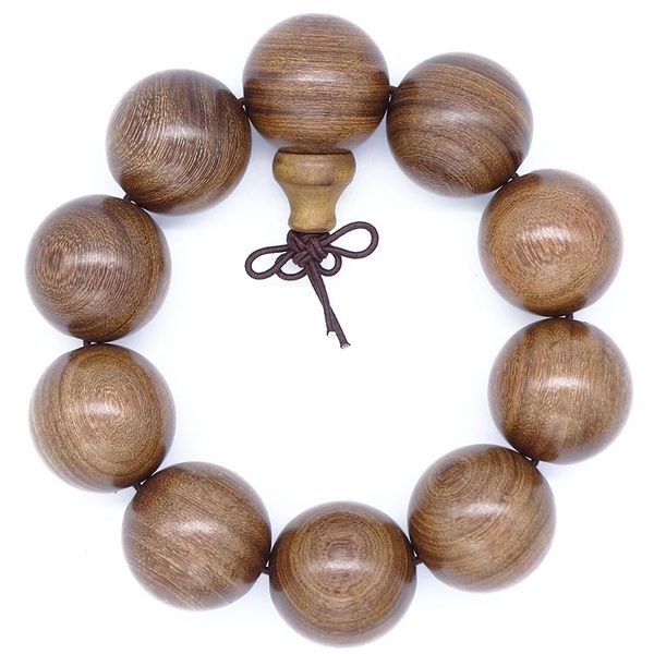

big gold sandalwood tibetan buddhism amulet bracelet, Black