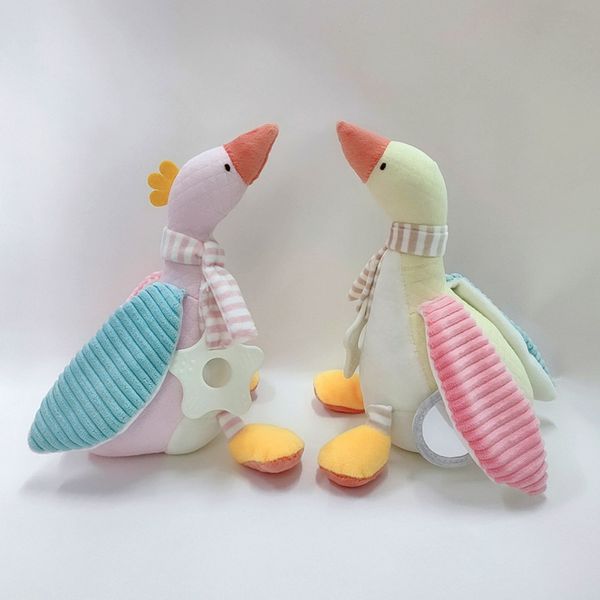 

super soft baby stuffed cartoon soothe blanket baby security puppet swan pacify towel newborn teether appease toy blanket