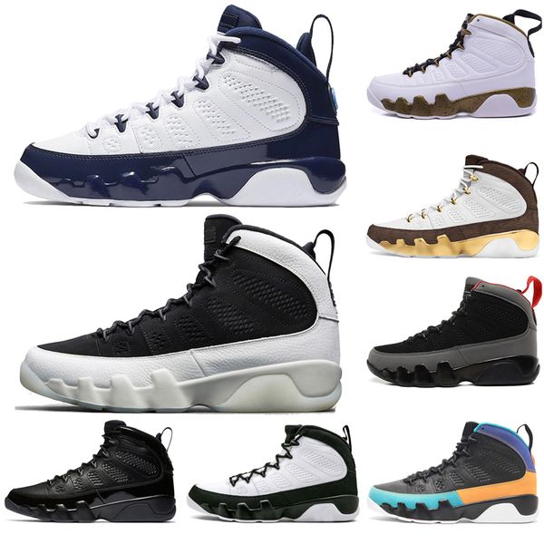 

2019 New 9 9s Dream It Do It UNC Mop Melo Mens Basketball Shoes LA OG Space Jam men Bred Anthracite Black sports sneakers designer size 7-13