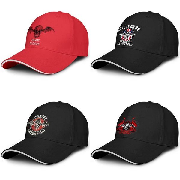 

avenged sevenfold a7x fashion baseball sandwich hat cool classic truck driver cap united states love it or die creative design, Blue;gray