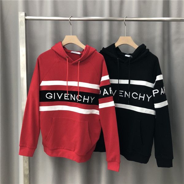 

19fw new luxurious brand design given hooded hoodie men women fashion splice casual streetwear sweatshirts outdoor sweatshirt, Blue;black