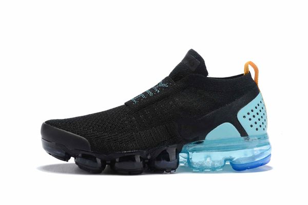

2020 high quaity chaussures moc 2 laceless 2.0 casual shoes triple mens women sneakers sports air cushion trainers zapatos, Black
