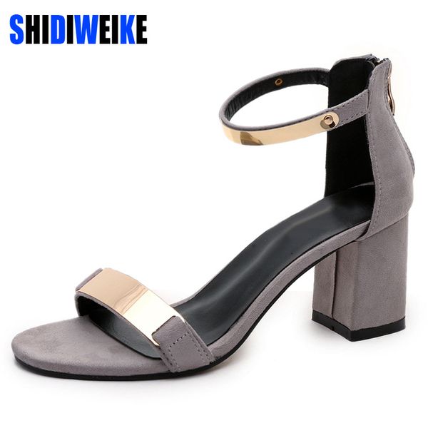

shidiweike ladies shoes 2019 summer gladiator sandals women high heels sandals party wedding shoes glitter ladies sandals b590 y190706, Black