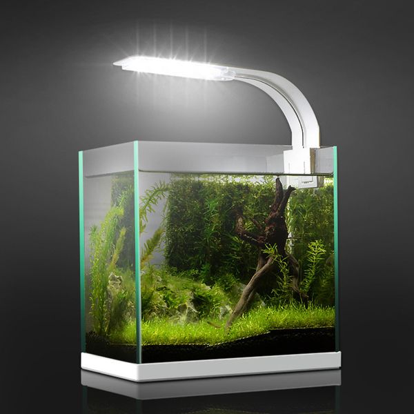 

super slim led aquarium light lighting plants grow light 5w/10w/15w aquatic plant lighting waterproof clip-on lamp for fish tank