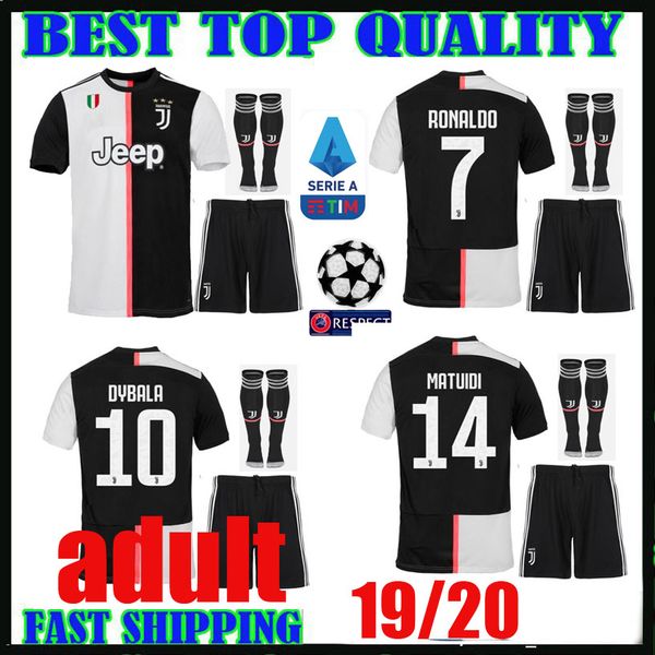 

Kit 19 20 juventu occer jer ey 7 ronaldo 10 dybala 2019 2020 home 17 mandzukic 19 bonucci matuidi football hirt men et thailand
