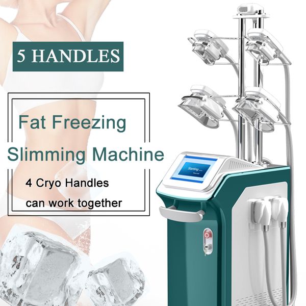 

free logo cryolipolysis похудения машина для похудения замораживания тела потеря веса машины криотерапия жира 4 ручки могут работать вместе