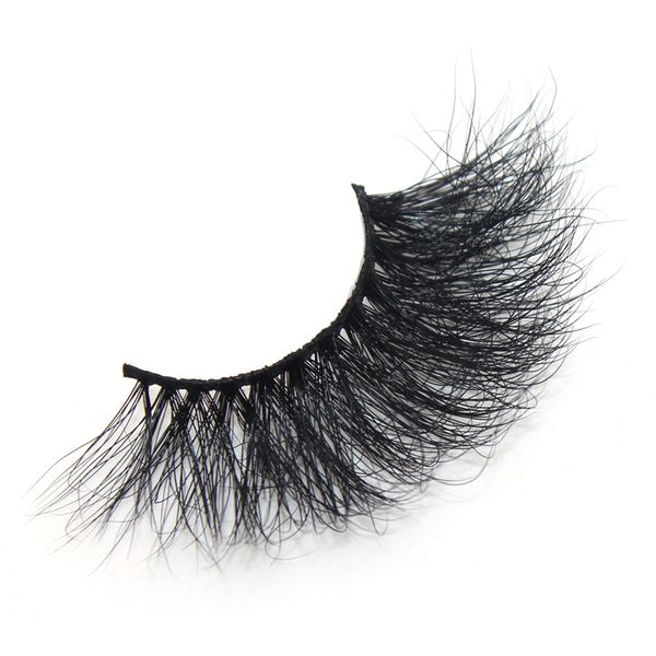 

wyuen 25mm false eyelashes 5d mink lashes high volume handmade mink false eyelashes thick full strip lashes flat hm5d-02