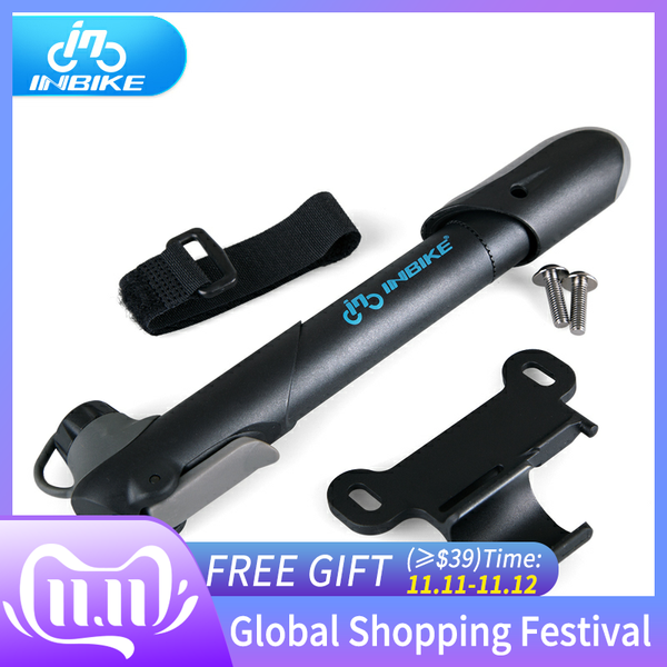 

inbike mini bike pump bicycle pump road bike mtb air inflator 17cm/20cm 309