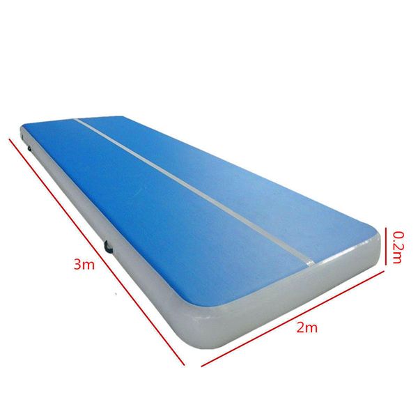 

pump, 3x2x0.2m gymnastics inflatable air track tumbling mat gym airtrack for sale