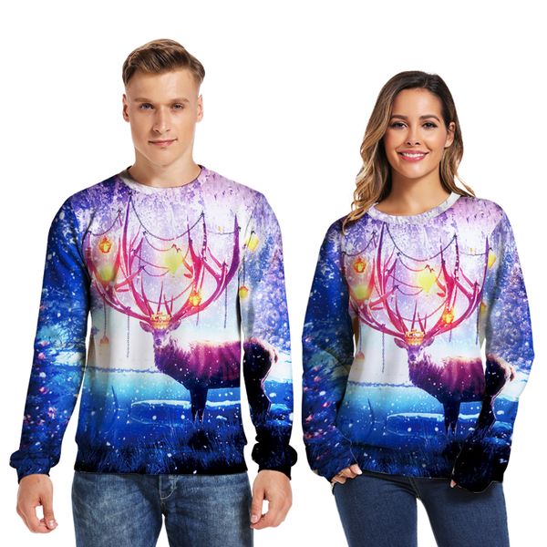

christmas hoodie 3d funny men hooded sweatshirts streetwear hip hop pullover hoody men women hoddies lovers' clothes outdoor hoodies, Blue;black
