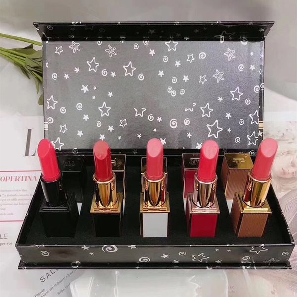 

tom cosmetics ford matte lipstick 5pcs in 1 set lip gross rouge Ã lÃ¨vres lipgloss lipsticks maquillage