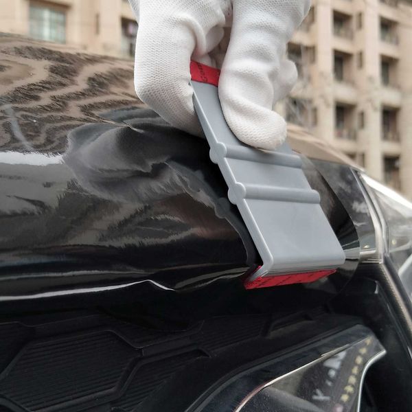 

ehdis vinyl car side wrap film slim suede squeegee scraper carbon fiber vinyl wrapping car tools auto window tint cleaning