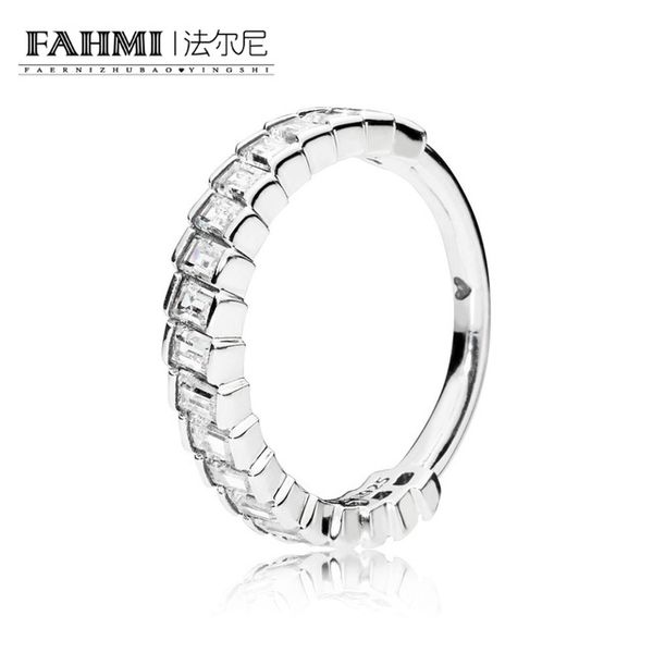 

fahmi 100% 925 sterling silver new 1:1 197744cz glacial beauty ring fashion women elegant gift jewelry factory direct, Slivery;golden