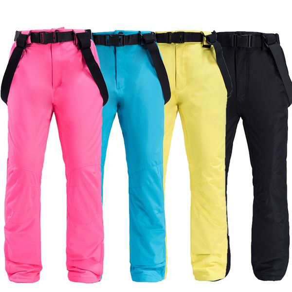 

ski pants for men and women, outdoor, windproof, waterproof, warm, couple, winter pants, winter, ski, snowboard, trousers, brand