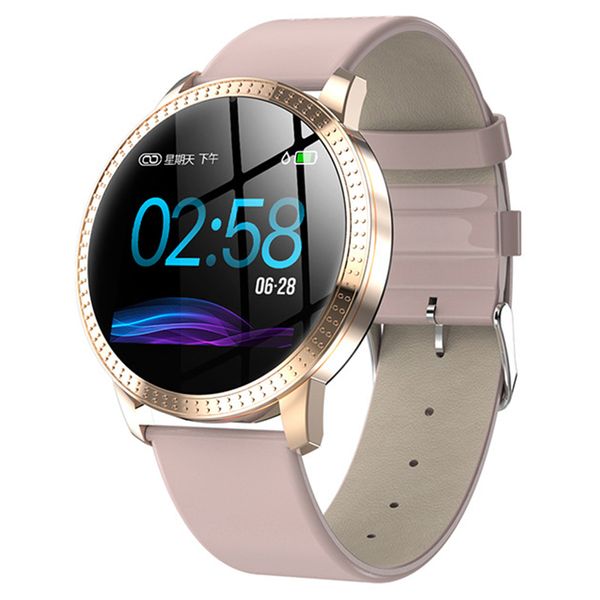 

новые женские смарт часы ip67 водонепроницаемый закаленное стекло активность фитнес трекер монитор сердечного ритма часы мужчины smartwatch