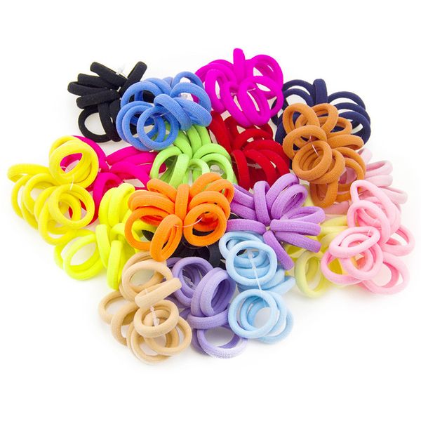

wholesale ponytail holder hair scrunchies elastic hair towel bands scrunchy hair ties ropes bracelets scrunchie for women girls e21701, Slivery;white
