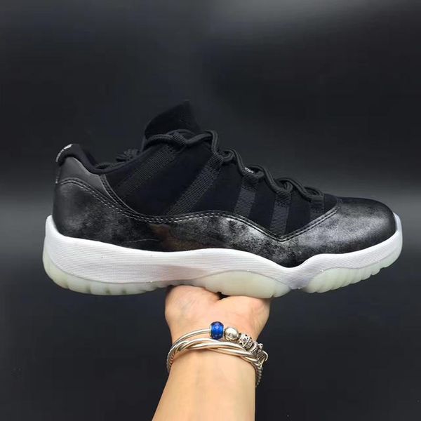 

air 11 low barons 528895-010 11s xi черный белый женщины мужчины баскетбол спортивная обувь кроссовки высокое качество тренеры с оригинально, Black;white