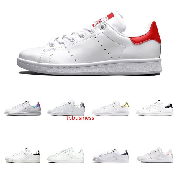 

2020 высокое качество смит мужчины женщины кроссовки тройной зеленый черный белый темно красный зеленый радуга стэн мужская повседневная обу