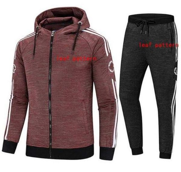 

new arrived 20fw logo men tracksuits stripes designer track suits hoodie&pant sportsuits cardigan mens sweatshirts zipped clothing for male, Gray
