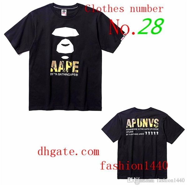 

e02 2020 fw ape x непобежденных tee shanghai limited скейтборд футболка luxury мужчины женщины короткие рукава простой casual tee hflstx338, White
