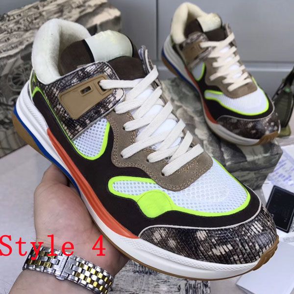 

luxury training men or women basketball shoes sneakers color matching leather fashion classic casual running shoes with box, Black