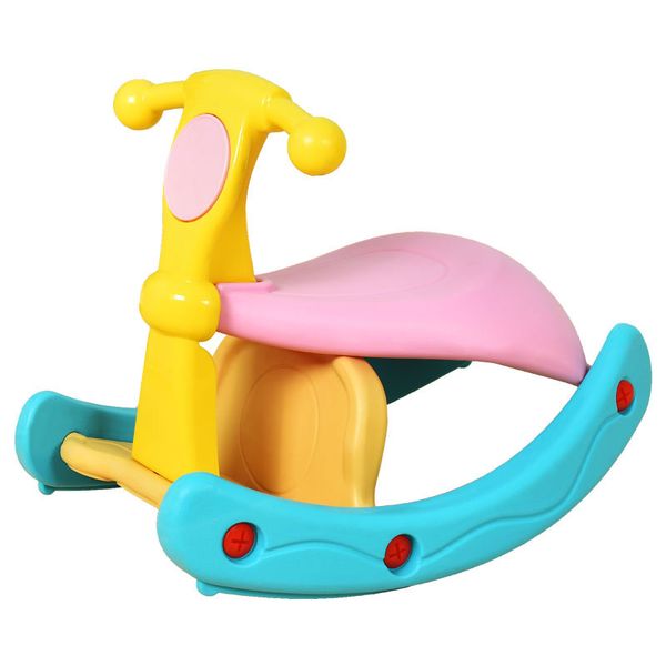

children's rocking horse plastic baby trojan seat dual-use thickened large toy