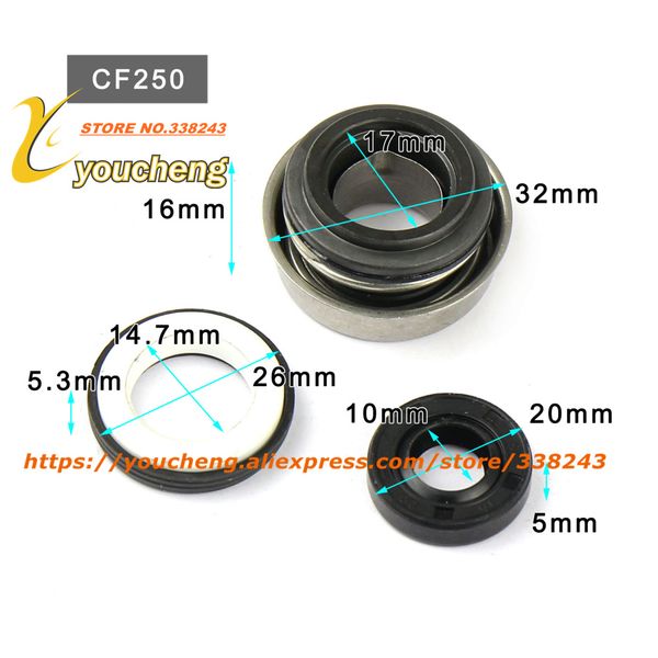 

172mm water pump seal gland ring sealretainer engine spare part water cooled cf250 ch250 engine cfmoto drop shipping sbyf-cf250