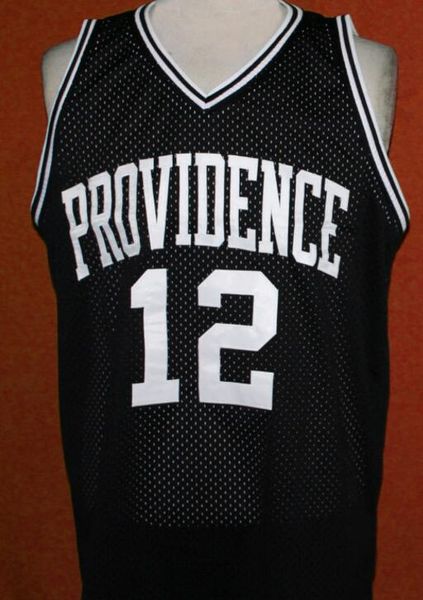 Maglia da basket da uomo personalizzata # 12 God Shammgod Providencee College Basketball Taglia S-4XL o personalizzata con qualsiasi nome o numero di maglia