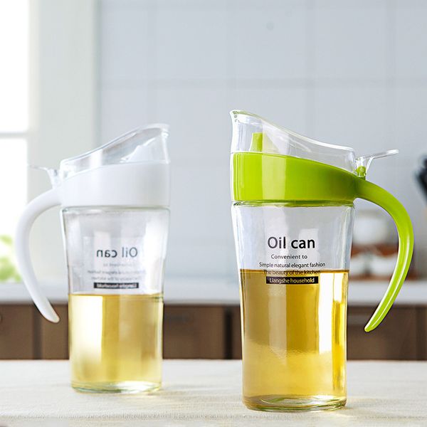 

620ml oil dispenser glass olive oil bottle pot leakproof sauce vinegar bottle gravy boat oil pourer bottle cooking kitchen tool
