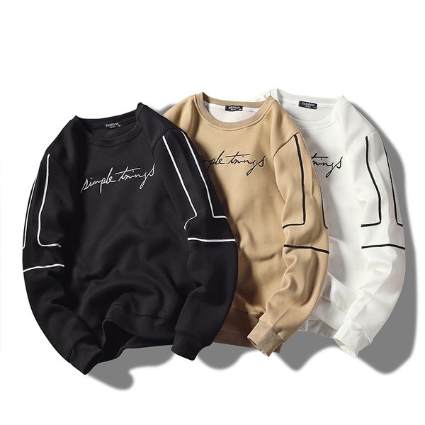 

casual hip hop sweatshirts male hoodie harajuku style streetwear hoodies men long sleeve hoody hipster leisure tracksuit new c59, Black