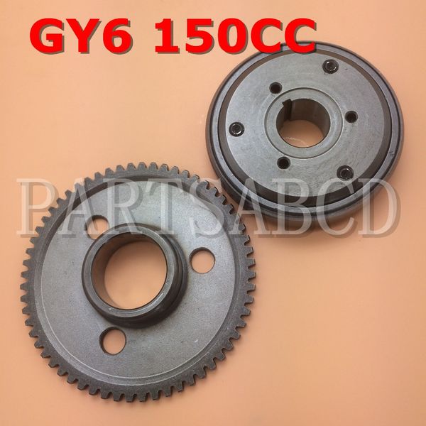 

partsabcd gy6 150cc one way starter clutch for gy6 150cc scooter go kart atv quad